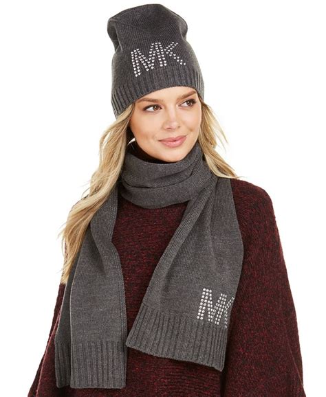 michael kors scarf red|michael kors hats for women.